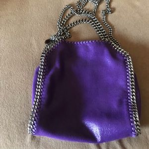 Stella McCartney small purple shoulder handbag.